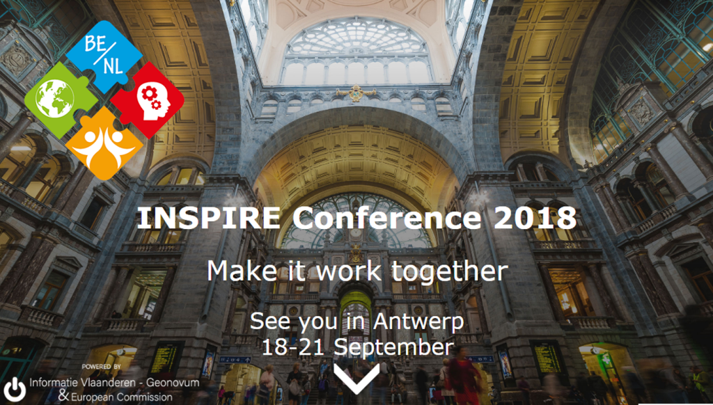 screenshot INSPIRE conferentie website
