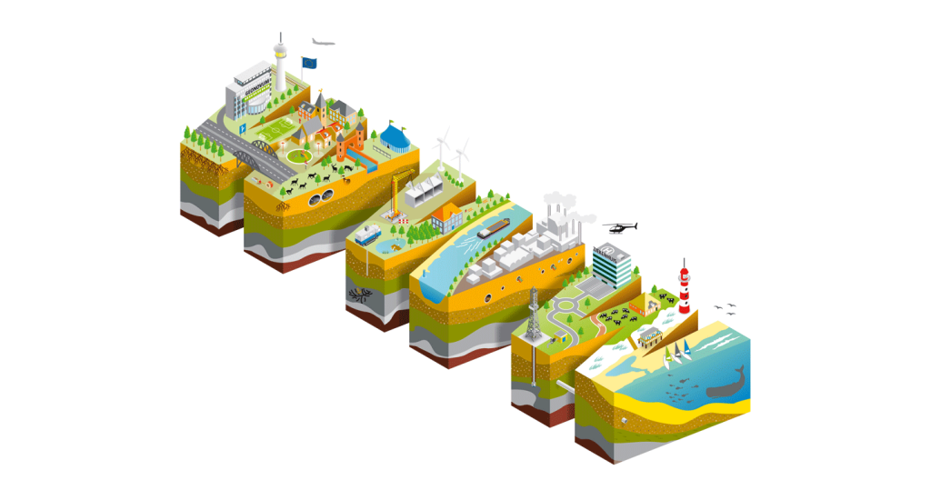 geodata op world wide web geprojecteerd