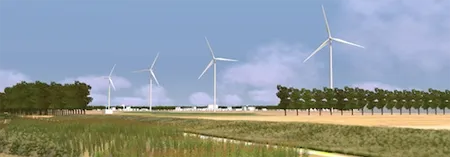 3D Geo-informatie windmolens