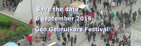 save the date Geo Gebruikers Festival 2016